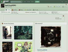 Tablet Screenshot of darkcloudxero.deviantart.com