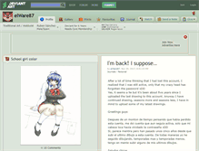 Tablet Screenshot of elware87.deviantart.com