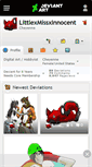 Mobile Screenshot of littlexmissxinnocent.deviantart.com