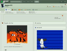 Tablet Screenshot of jaypaw101.deviantart.com