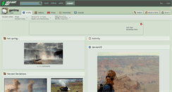 Desktop Screenshot of ganima.deviantart.com
