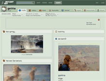 Tablet Screenshot of ganima.deviantart.com