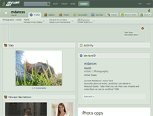 Tablet Screenshot of mdances.deviantart.com