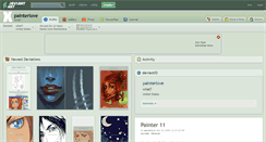 Desktop Screenshot of painterlove.deviantart.com