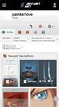 Mobile Screenshot of painterlove.deviantart.com