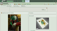 Desktop Screenshot of doomcmyk.deviantart.com