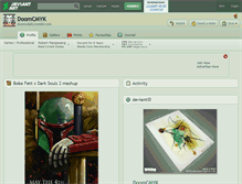 Tablet Screenshot of doomcmyk.deviantart.com