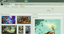 Desktop Screenshot of peterlumby.deviantart.com