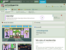 Tablet Screenshot of amiyumimugenclub.deviantart.com