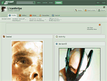 Tablet Screenshot of l1canthr0pe.deviantart.com