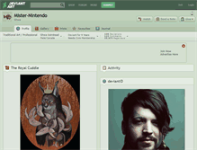 Tablet Screenshot of mister-nintendo.deviantart.com