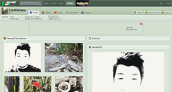 Desktop Screenshot of lordvulcane.deviantart.com