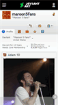 Mobile Screenshot of maroon5fans.deviantart.com