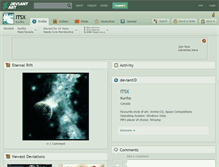 Tablet Screenshot of itsx.deviantart.com