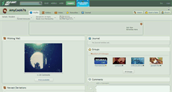Desktop Screenshot of amycool676.deviantart.com