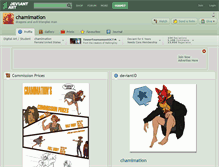 Tablet Screenshot of chamimation.deviantart.com