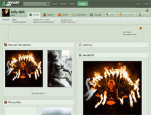 Tablet Screenshot of lully-doll.deviantart.com