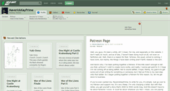 Desktop Screenshot of maverickkayprime.deviantart.com