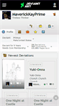 Mobile Screenshot of maverickkayprime.deviantart.com