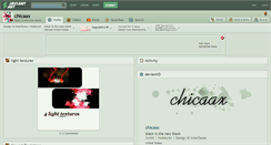 Desktop Screenshot of chicaax.deviantart.com