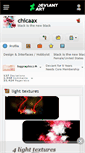 Mobile Screenshot of chicaax.deviantart.com