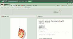 Desktop Screenshot of blacknina.deviantart.com
