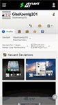 Mobile Screenshot of glaskoenig201.deviantart.com