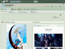 Tablet Screenshot of nausicaaedu1.deviantart.com