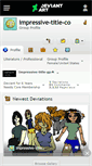 Mobile Screenshot of impressive-title-co.deviantart.com
