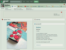 Tablet Screenshot of bottine.deviantart.com