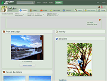 Tablet Screenshot of darkjon.deviantart.com