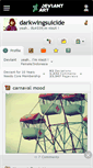 Mobile Screenshot of darkwingsuicide.deviantart.com