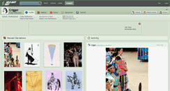 Desktop Screenshot of crigger.deviantart.com