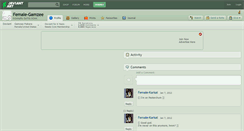 Desktop Screenshot of female-gamzee.deviantart.com