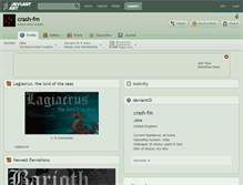 Tablet Screenshot of crash-fm.deviantart.com