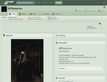 Tablet Screenshot of killtomorrow.deviantart.com