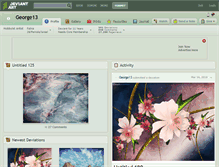 Tablet Screenshot of george13.deviantart.com