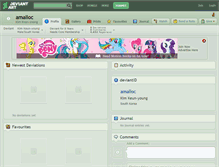 Tablet Screenshot of amalloc.deviantart.com