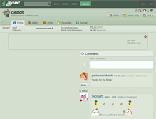Tablet Screenshot of catdidit.deviantart.com