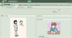 Desktop Screenshot of greenmage.deviantart.com