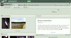 Desktop Screenshot of cloudywolf117.deviantart.com