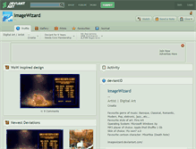 Tablet Screenshot of imagewizard.deviantart.com