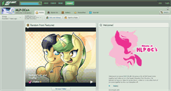 Desktop Screenshot of mlp-ocs.deviantart.com