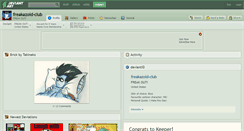 Desktop Screenshot of freakazoid-club.deviantart.com