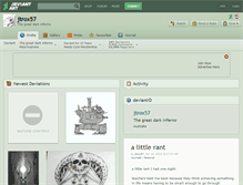 Tablet Screenshot of jtrox57.deviantart.com
