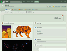 Tablet Screenshot of gfxjg.deviantart.com