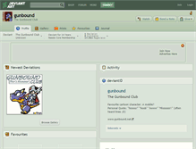 Tablet Screenshot of gunbound.deviantart.com