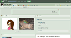 Desktop Screenshot of emo-devil666.deviantart.com