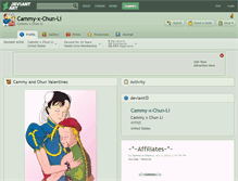 Tablet Screenshot of cammy-x-chun-li.deviantart.com
