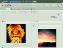 Tablet Screenshot of camaileigh.deviantart.com